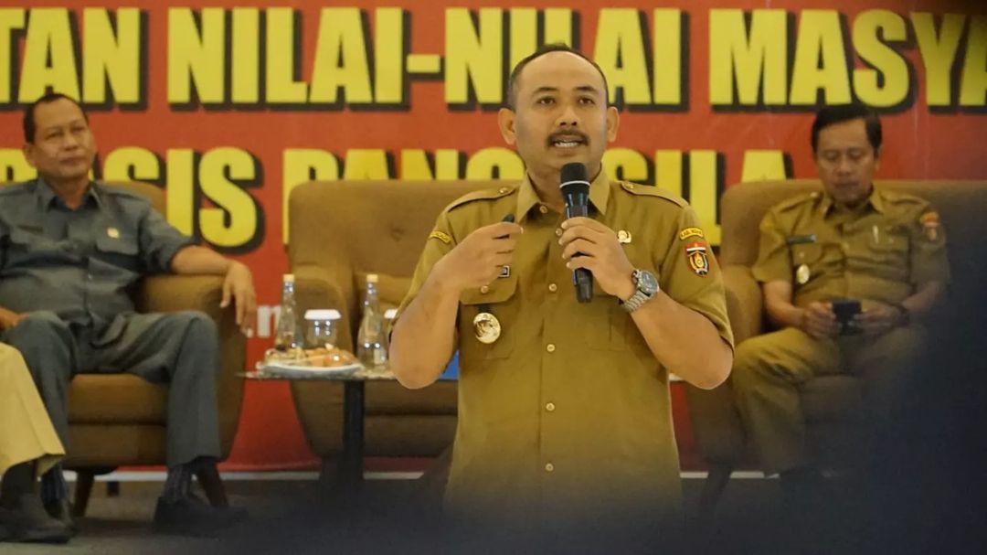 DISPARPORA NGAWI GELAR SOSIALISASI ORGANISASI KEMASYARAKATAN PEMUDA (OKP) DENGAN TEMA PERAN PEMUDA DALAM PENGUATAN NILAI-NILAI MASYARAKAT BERBASIS PANCASILA