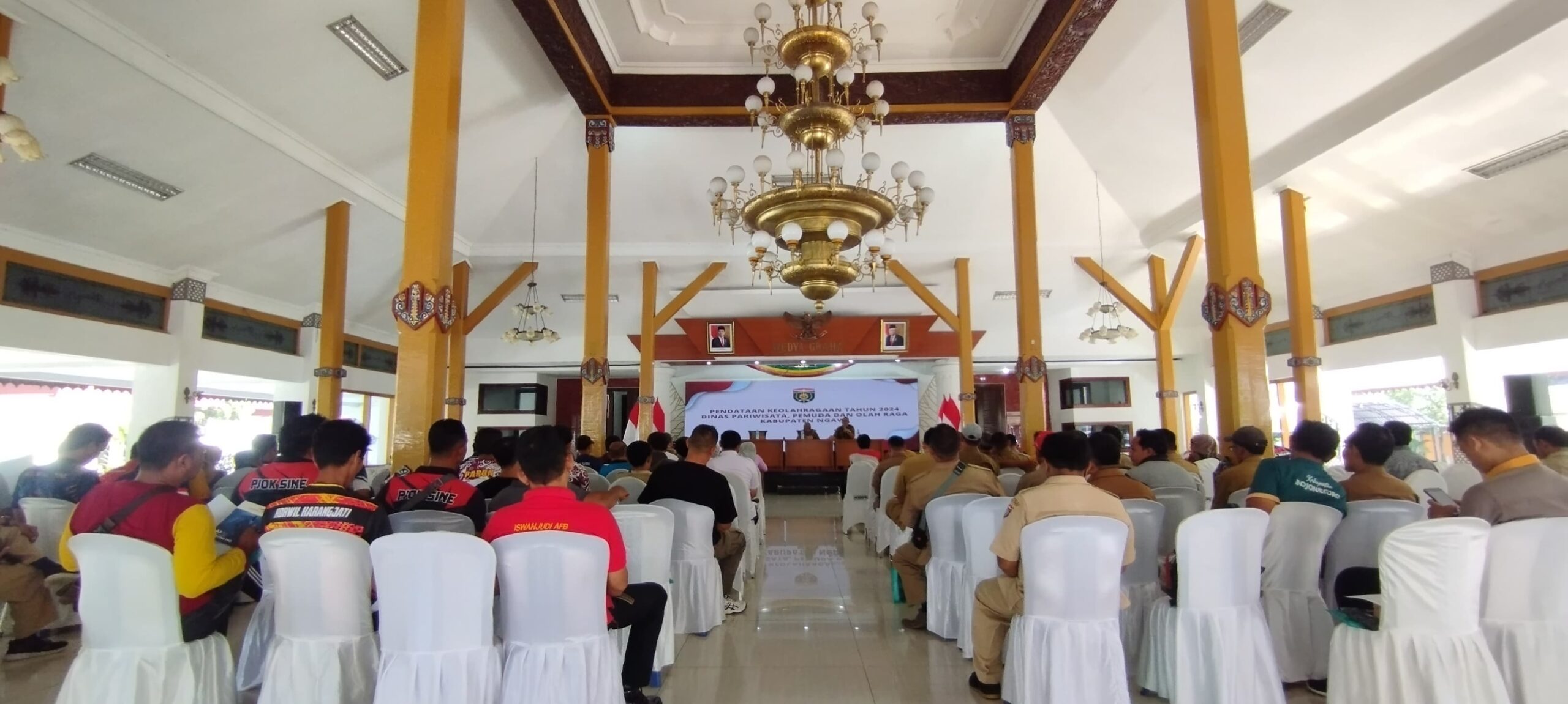 Rapat Koordinasi Pendataan Keolahragaan DISPARPORA Kabupaten Ngawi Tahun 2024.