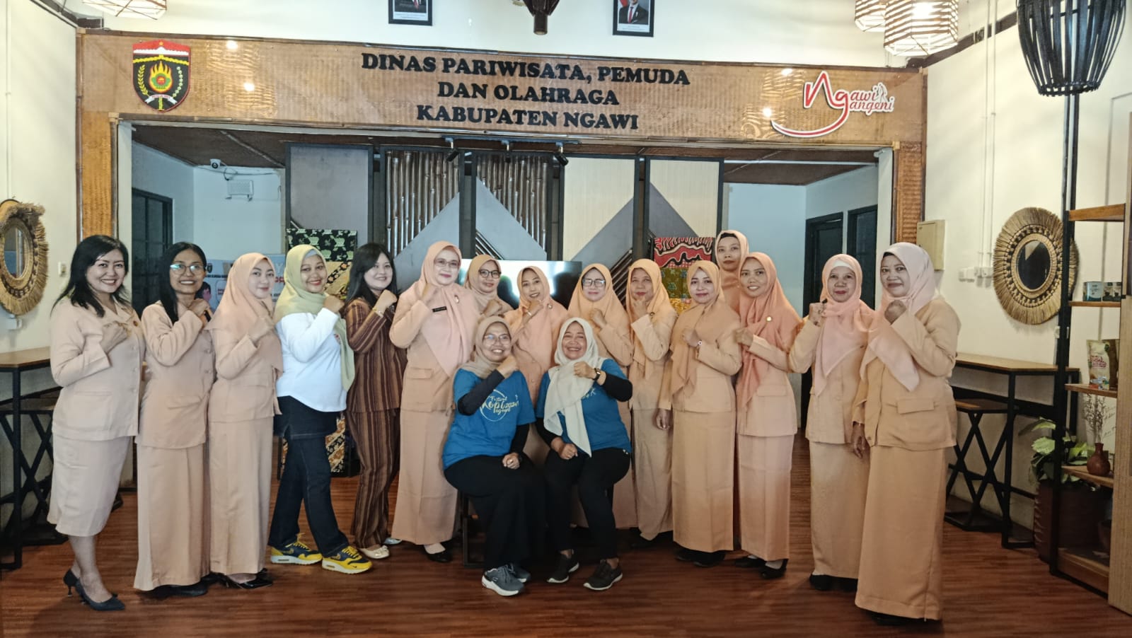 The Next Chapter: Pisah Temu DWP DISPARPORA Kab. Ngawi Sambut Babak Baru Penuh Semangat