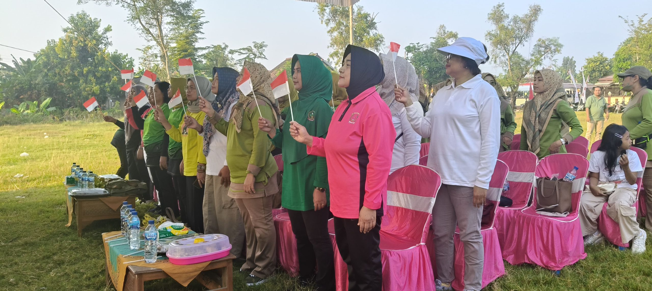 Senam Perwosi Kedunggalar Meriah, Warga Kompak Kibarkan Semangat HUT RI ke-80