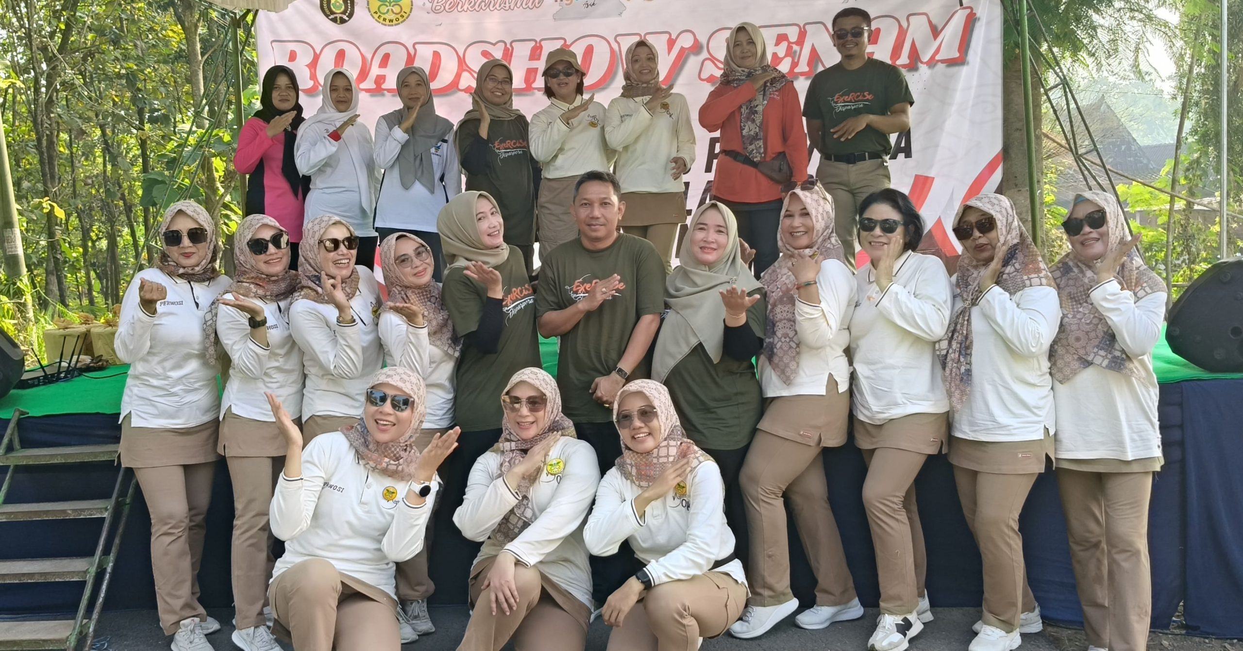 Roadshow Senam Perwosi 2025 Berlanjut, Kecamatan Bringin Jadi Tuan Rumah Kedua