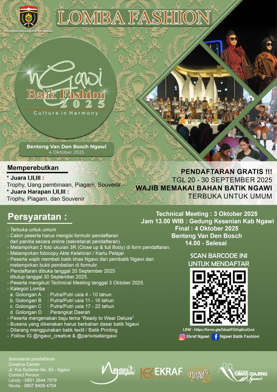 Lomba Ngawi Batik Fashion 2025
