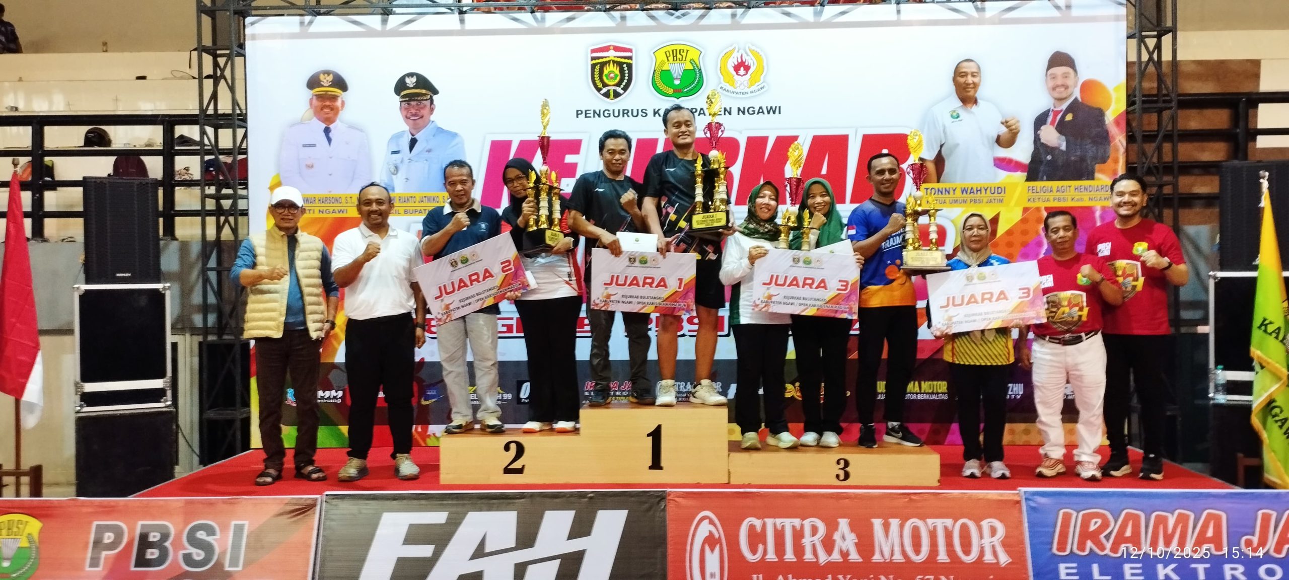 Semarak Kejuaraan Kabupaten Bulu Tangkis Pengkab PBSI Ngawi 2025: Ajang Prestasi dan Semangat Sportivitas