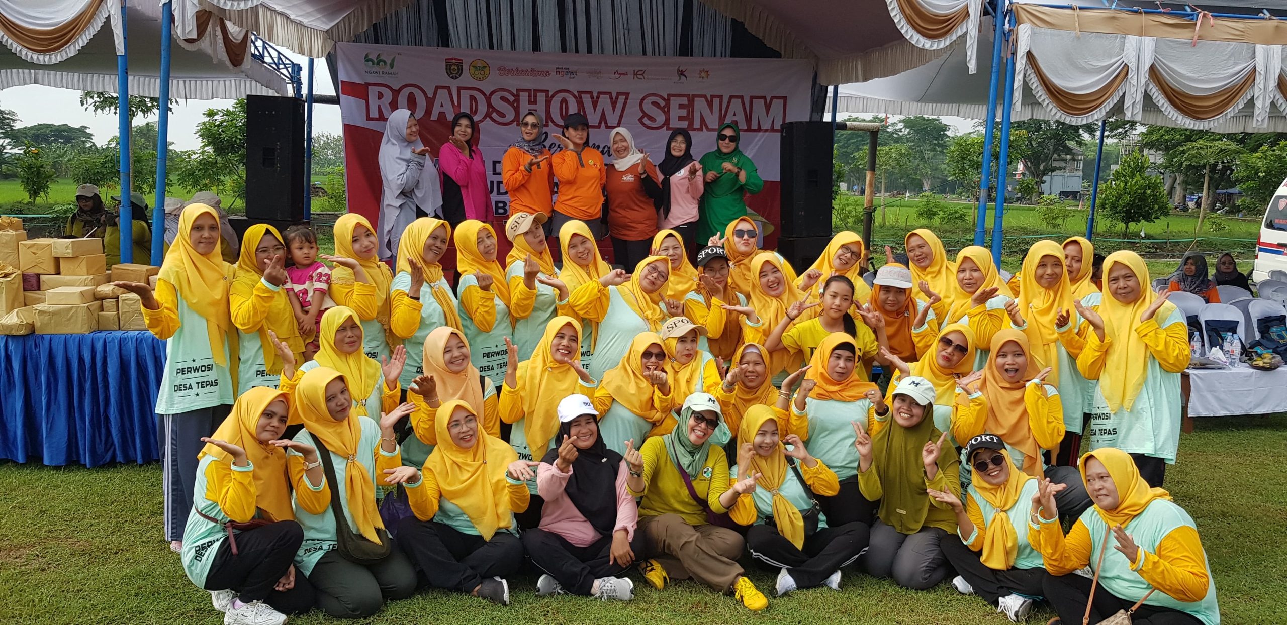 Sejuknya Pagi Geneng Iringi Kemeriahan SERUT HARUM Bersama Perwosi dan Disparpora Ngawi